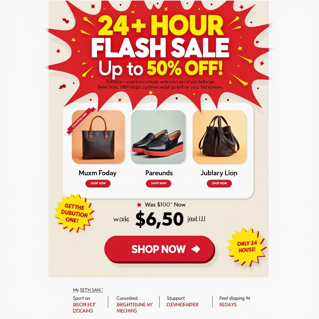 Sample Flash Sale Email Template